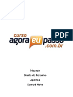 PDF AEP Tribunais DireitodoTrabalho Apostila KonradMota