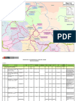 Mapa vial de proyectos en Junín y Huancavelica