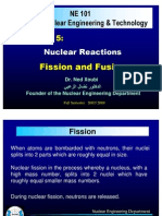 Nuclear Reactions Fission and Fusion, DR Xoubi