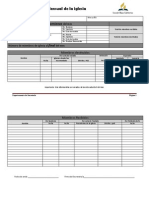 Informe Estadistico Mensual de La Iglesia