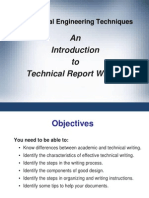 MET - An Introduction To Technical Report Writing