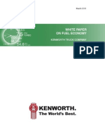 White Paper On Fuel Economy: Kenworth Truck Company