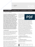 A New Model For Simulating Cracks in Cementitious Composites