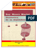 Libro No. 354.  Dialéctica de la dependencia. Marini, Ruy Mauro. Colección Emancipación Obrera. Noviembre 17 de 2012