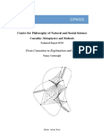 Cartwright From Causation To Explanation and Back