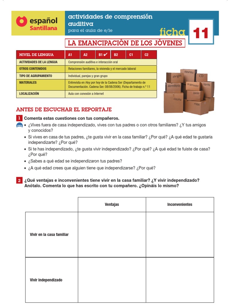 La Emancipación de Los Jóvenes | PDF | España | Familia