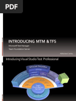 Introducing MTM and TFS