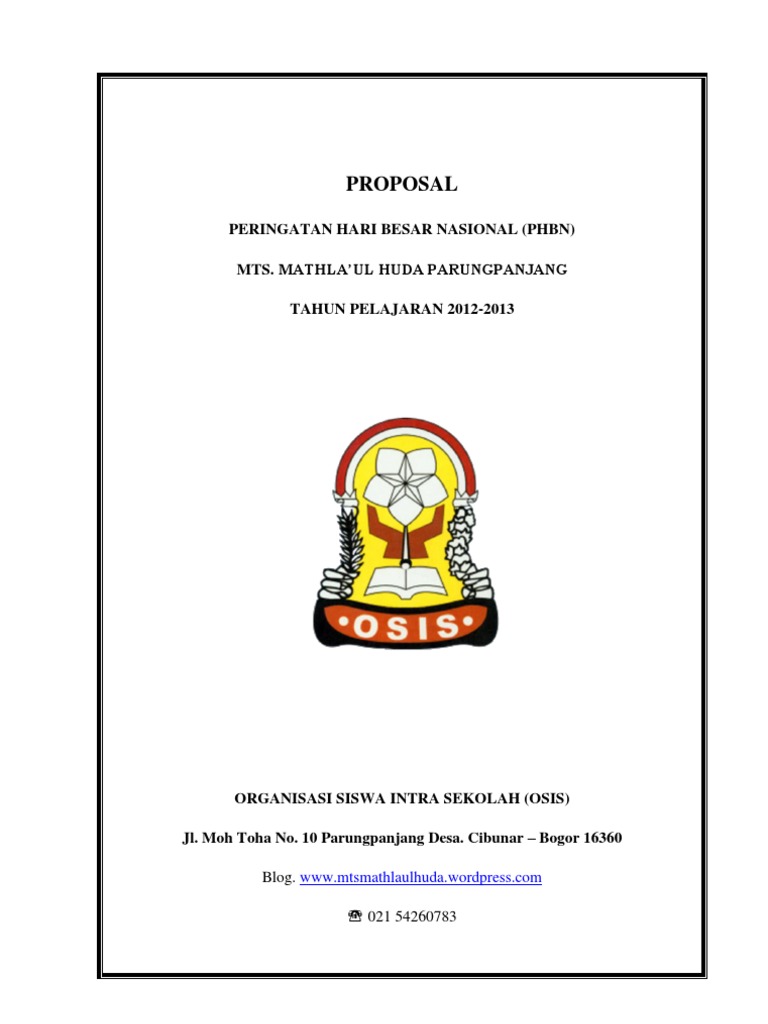 Prposal Phbn Hari Pahlawan