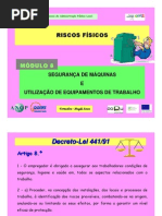 Máquinas e Equipamentos de Trabalho