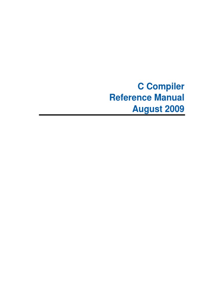 Ccs C Manual | PDF | C (Programming Language) | Parameter (Computer ...