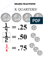 benchmark fractions- quarters