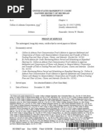 In Re:) Chapter 11) Collins & Aikman Corporation, Et Al.) Case No. 05-55927 (SWR) ) (Jointly Administered) ) Debtors.) Honorable: Steven W. Rhodes)