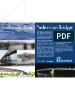 Icelandic River Pedestrian Bridge
