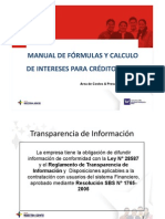 Manual Formulas y Calculos Interes Credito Pyme