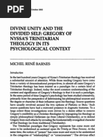 Divine Unity & Divided Self_Barnes