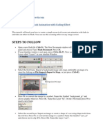 Steps To Follow: Zoom in Zoom Out Flash Animation With Fading Effect