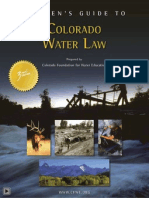 Citizens Guide To Colorado Water Law