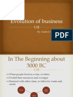 Evolution of Business