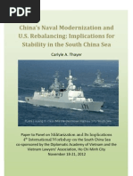 Thayer China's Naval Modernization and U.S. Strategic Rebalancing