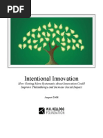 Download Intentional Innovation - Kellogg Foundation 2008 by New Zealand Social Entrepreneur Fellowship - PDF Library SN11365937 doc pdf