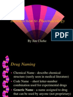 Introduction To Pharmacology: by Jim Clarke