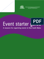 Event Starter Guide NSW Gov