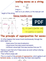 Traveling waves on a string reviewed