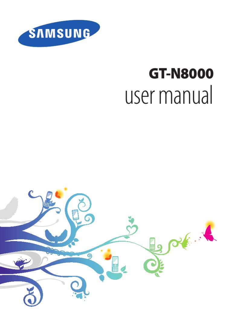 Samsung Galaxy Tab GT-N8000 Manual | PDF