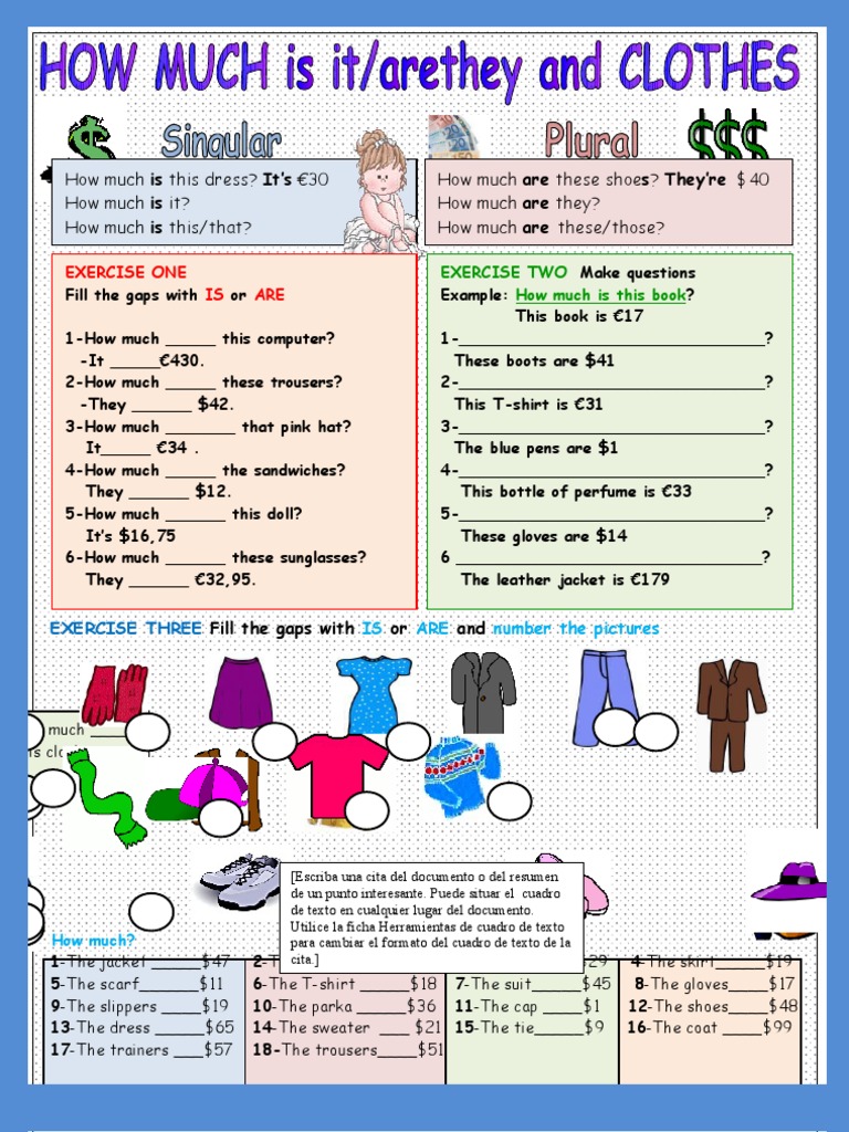 How Much is ItAre They and Clothes