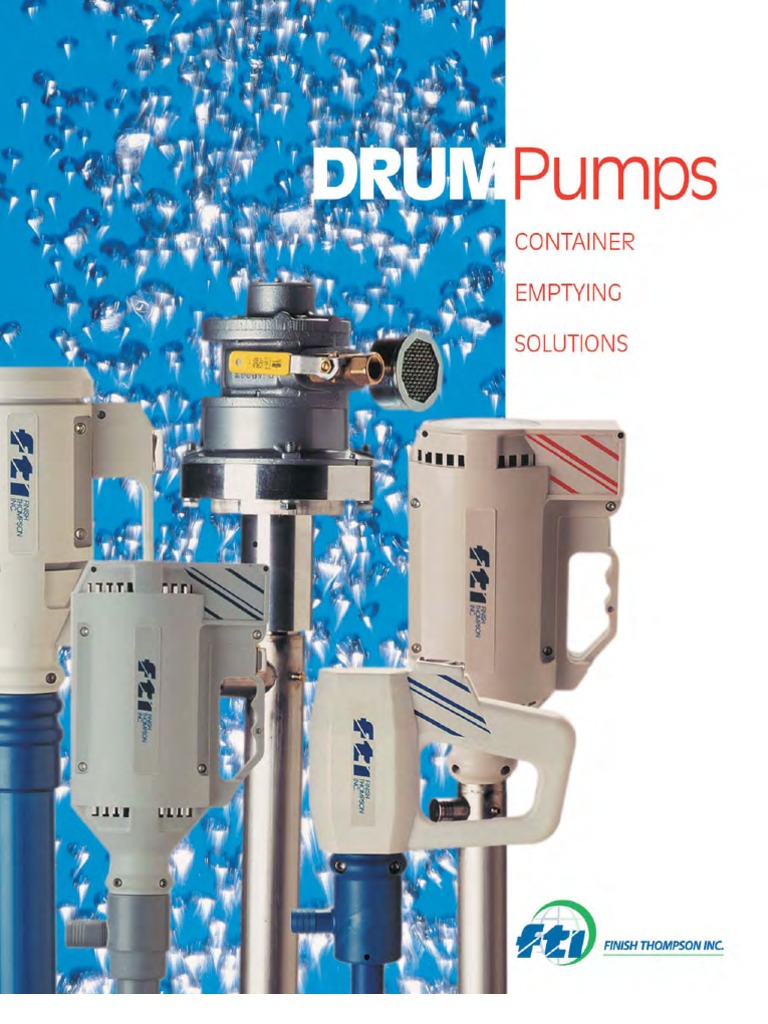 FTI Drum Pumps Pump Machines