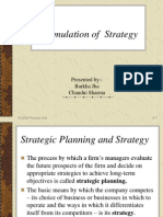 Formulation of Strategy