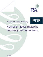 FSA Research Identifies Key Factors Influencing Consumer Financial Decision-Making