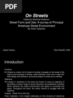 On Streets Ppt
