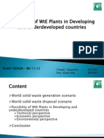 Possibilities of WtE in Developing Countries