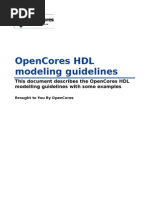 Opencores Coding Guidelines