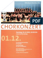 Chorkonzert: Mendelssohn & Rheinberger - Städt. Musikverein Bottrop