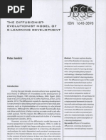 The dual diffusionist-evolutionist model of e-learning development
