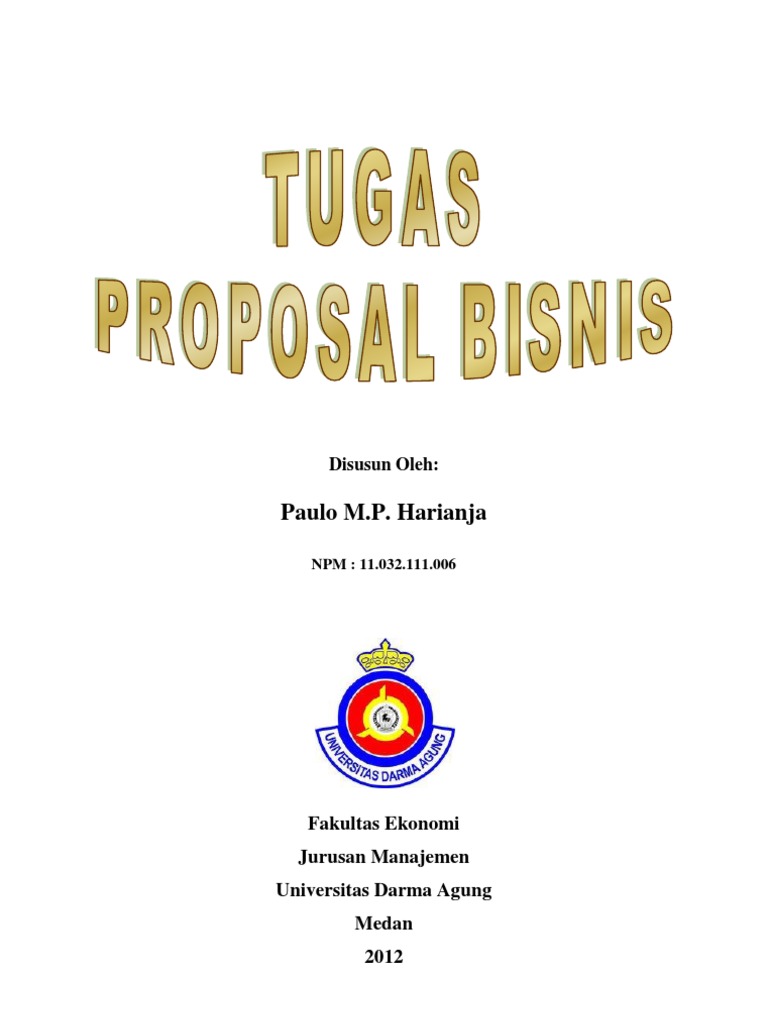 Contoh Proposal Usaha