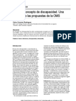 Concepto de Discapacidad. Propuestas de La OMS