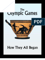 The Olympic Games How They All Began
