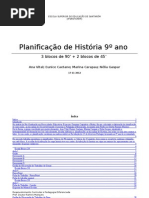 planificação história 9º ano