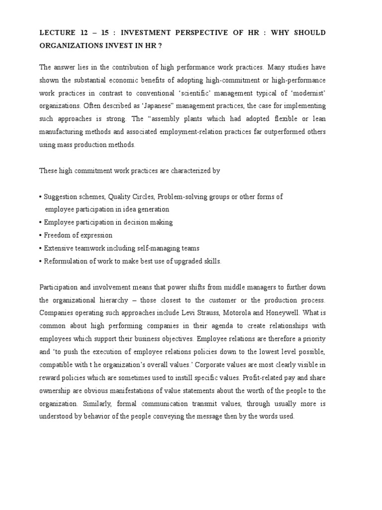 Ved Strategic Human Resource Management 1 | PDF | Competence (Human ...