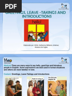Download Greetings Leave -Takings and Introductions by Claudia Palma SN113731047 doc pdf