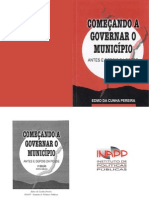 Transicao Municipal Comecando a Governar o Municipio Edmo Cunha