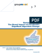Gaining An Edge: The Brand Impact of Facebook's EdgeRank Algorithm Change-GroupM Next-M80-Research