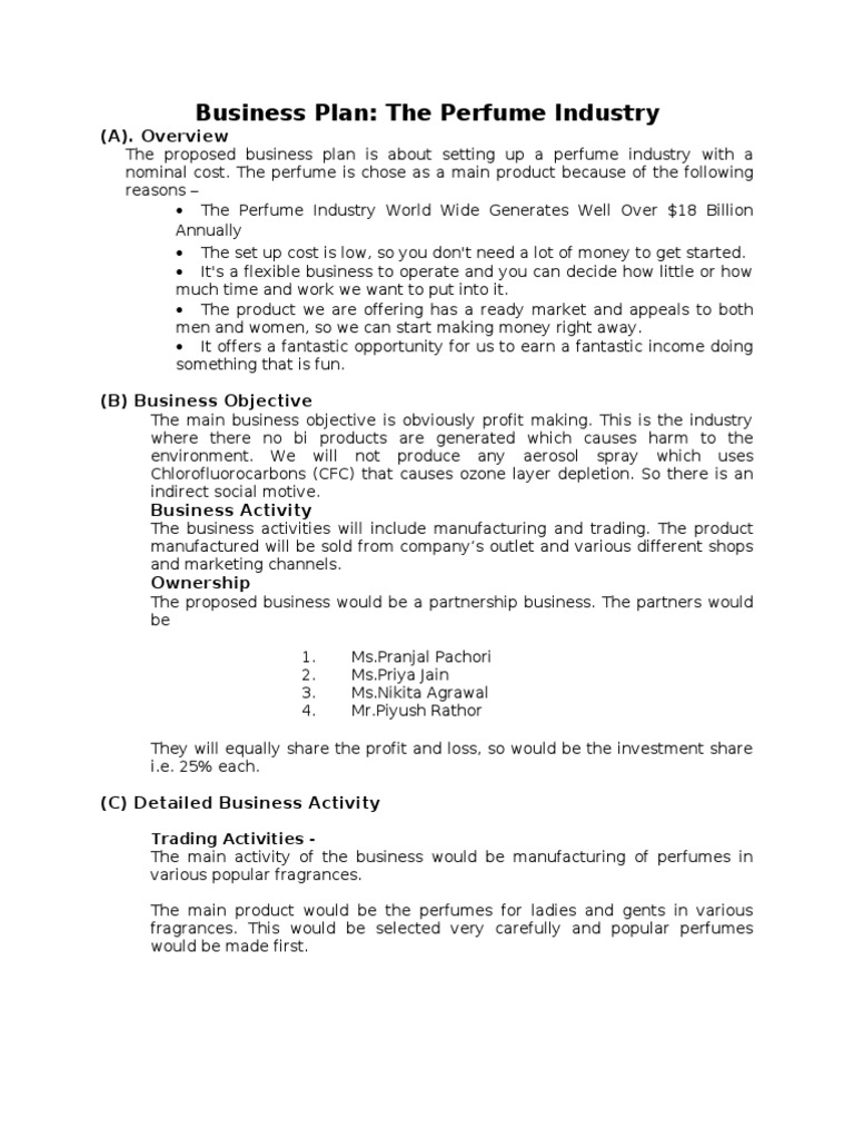 business-plan-ws-97-format-pdf-perfume-expense