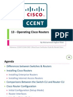 13 - Operating Cisco Routers