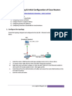 Lab - 13 - Operating & Initial Configuration of Cisco Routers