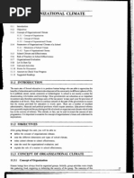 Organizational Climate