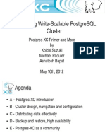 PGCon2012 Tutorial: Configuring a Write-Scalable PostgreSQL Cluster